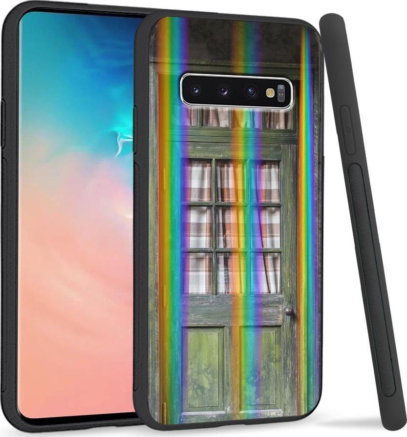 Super Fashion Etui Rainbow Series na Samsung S10 Plus Stare drzwi 1