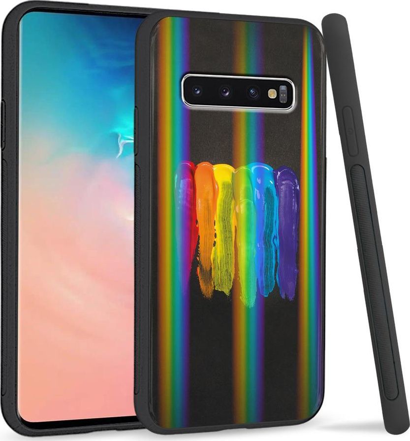 Super Fashion Etui Rainbow Series na Samsung S10 Plus Zabarwienie 1
