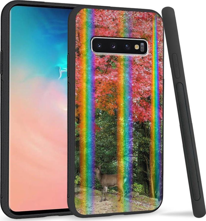 Super Fashion Etui Rainbow Series na Samsung S10 Plus Jeleń 1