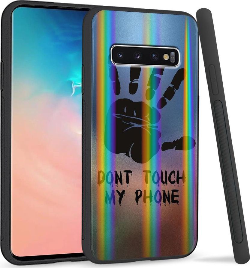 Super Fashion Etui Rainbow Series na Samsung S10 Plus Don't Touch My Phone 1