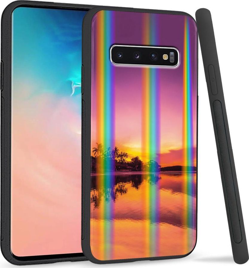 Super Fashion Etui Rainbow Series na Samsung S10 Plus Purpurowe niebo 1
