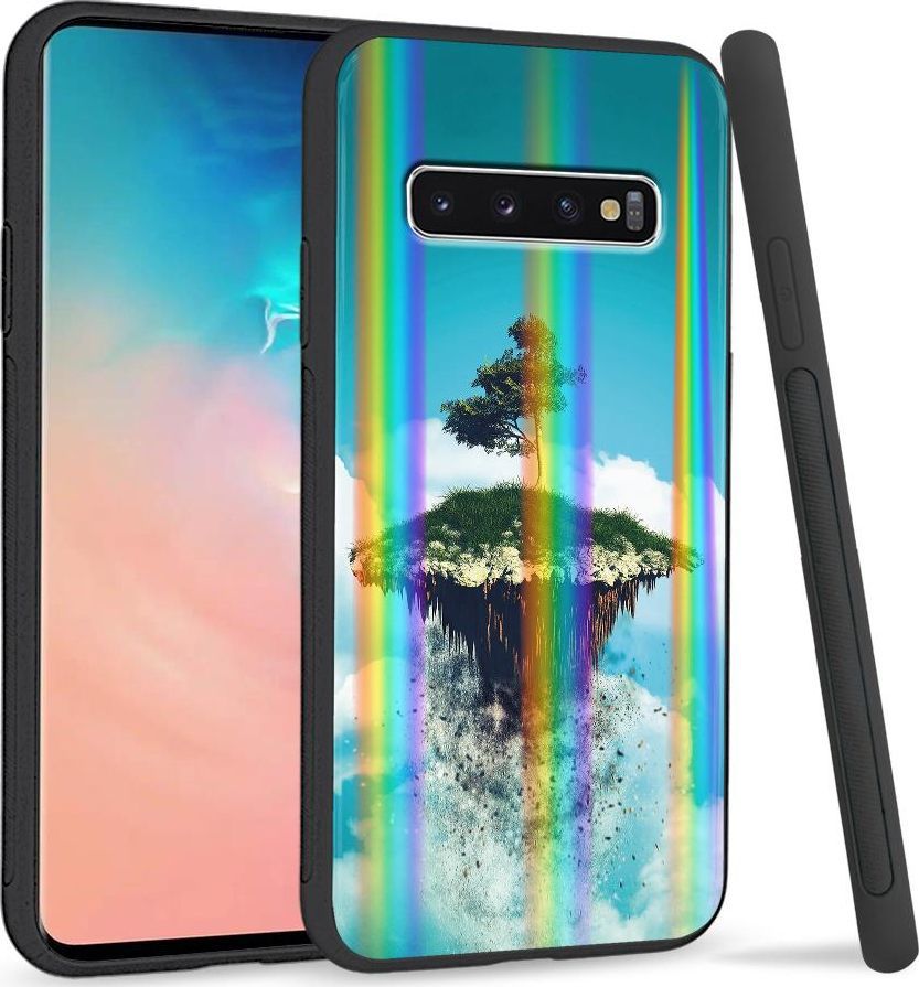 Super Fashion Etui Rainbow Series na Samsung S10 Plus Drzewo 1
