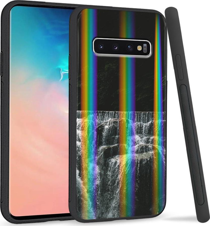 Super Fashion Etui Rainbow Series na Samsung S10 Plus Rzeka 1