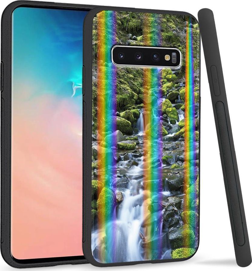 Super Fashion Etui Rainbow Series na Samsung S10 Plus Górski potok 1