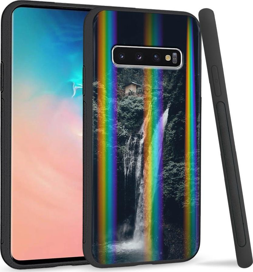 Super Fashion Etui Rainbow Series na Samsung S10 Plus Wodospad 1