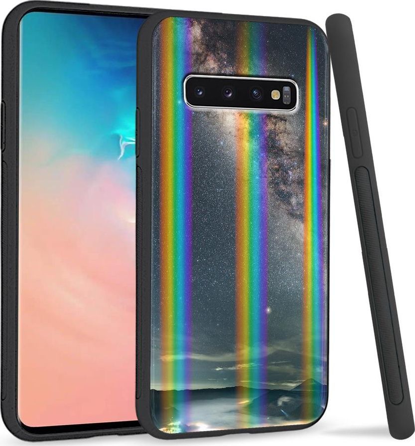 Super Fashion Etui Rainbow Series na Samsung S10 Plus Gwieździste niebo 1