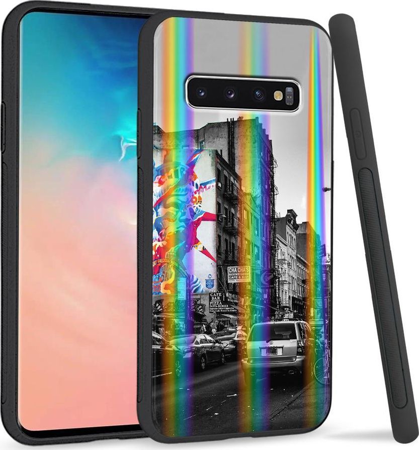 Super Fashion Etui Rainbow Series na Samsung S10 Plus Miasto 1