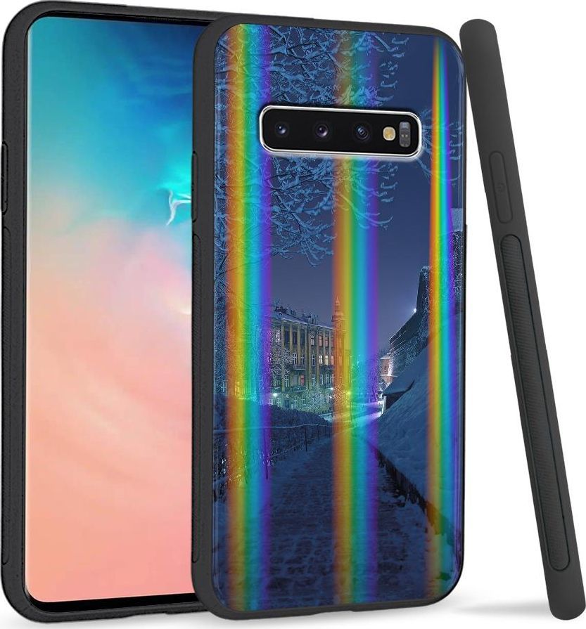Super Fashion Etui Rainbow Series na Samsung S10 Plus Zima 1