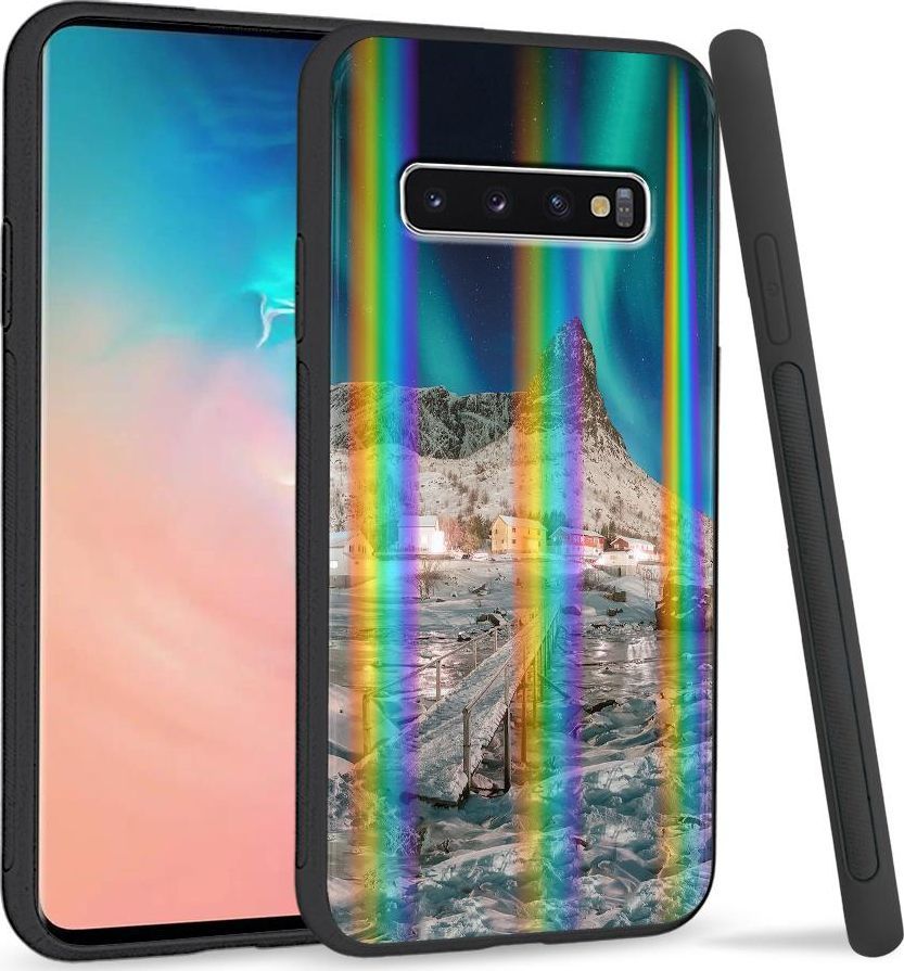 Super Fashion Etui Rainbow Series na Samsung S10 Plus Zorza 1