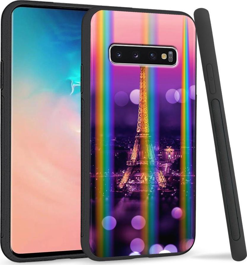 Super Fashion Etui Rainbow Series na Samsung S10 Plus Kocham Paryż 1