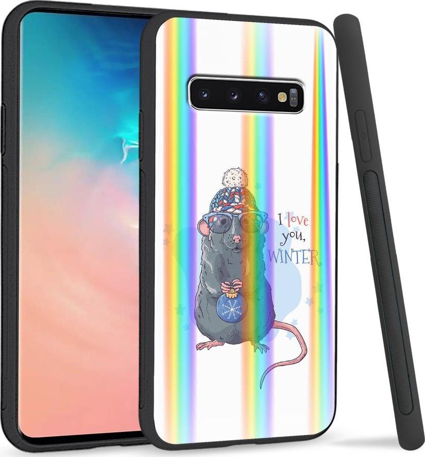 Super Fashion Etui Rainbow Series na Samsung S10 Plus Myszka 1