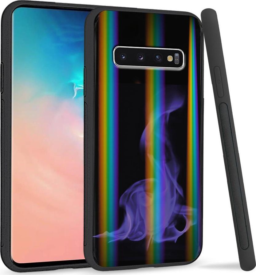 Super Fashion Etui Rainbow Series na Samsung S10 Plus Fioletowy dym 1