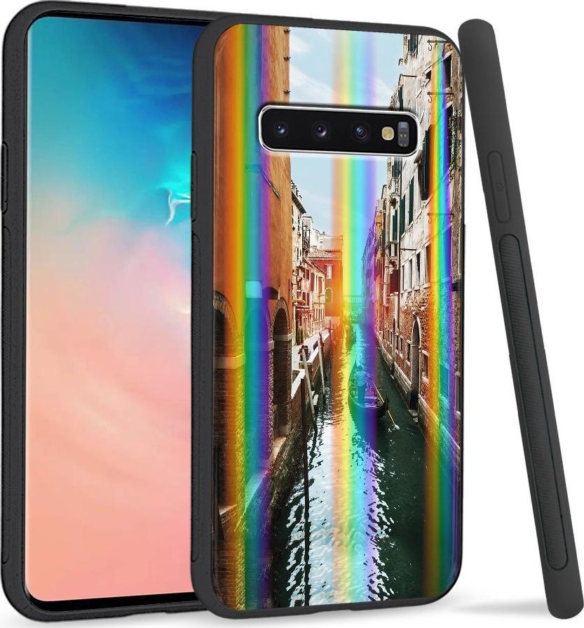 Super Fashion Etui Rainbow Series na Samsung S10 Plus Kanał w Wenecji 1