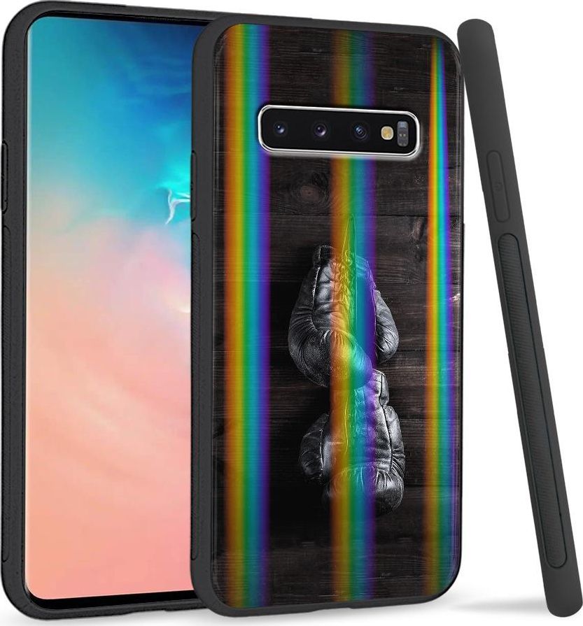 Super Fashion Etui Rainbow Series na Samsung S10 Plus Stare rękawice 1