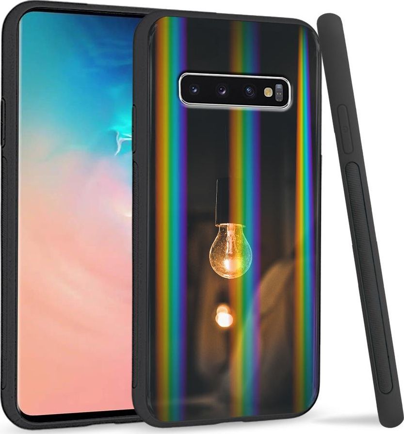 Super Fashion Etui Rainbow Series na Samsung S10 Plus Żarówka 1