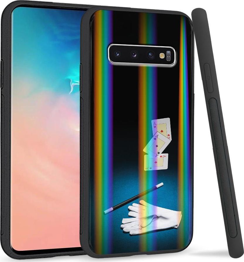 Super Fashion Etui Rainbow Series na Samsung S10 Plus Zestaw magika 1