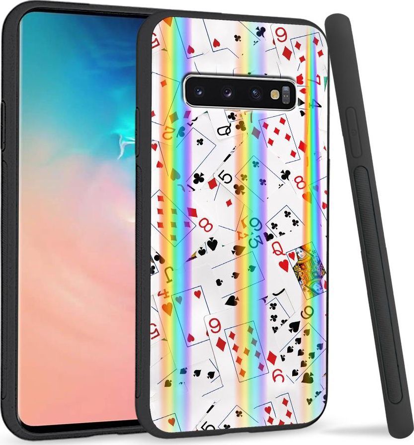 Super Fashion Etui Rainbow Series na Samsung S10 Plus Talia kart 1
