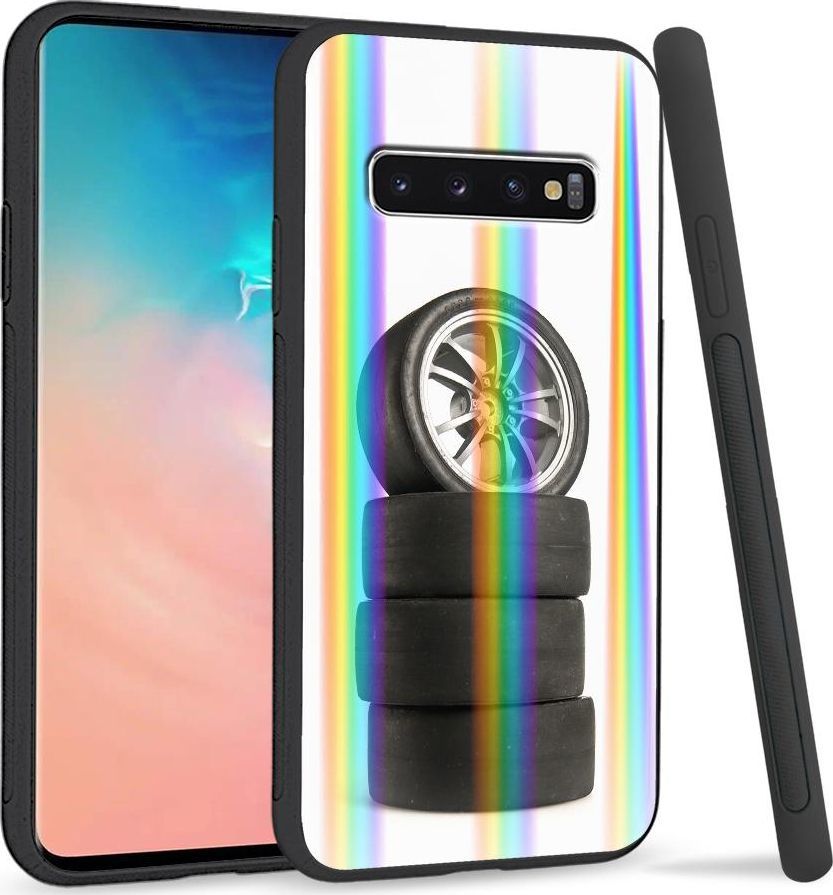 Super Fashion Etui Rainbow Series na Samsung S10 Plus Opony 1
