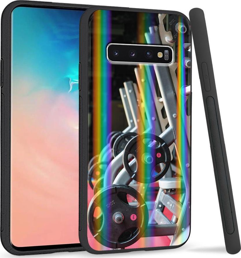 Super Fashion Etui Rainbow Series na Samsung S10 Plus Siłownia 1