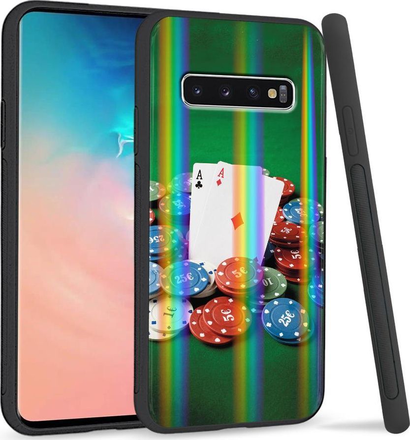 Super Fashion Etui Rainbow Series na Samsung S10 Plus Poker 1