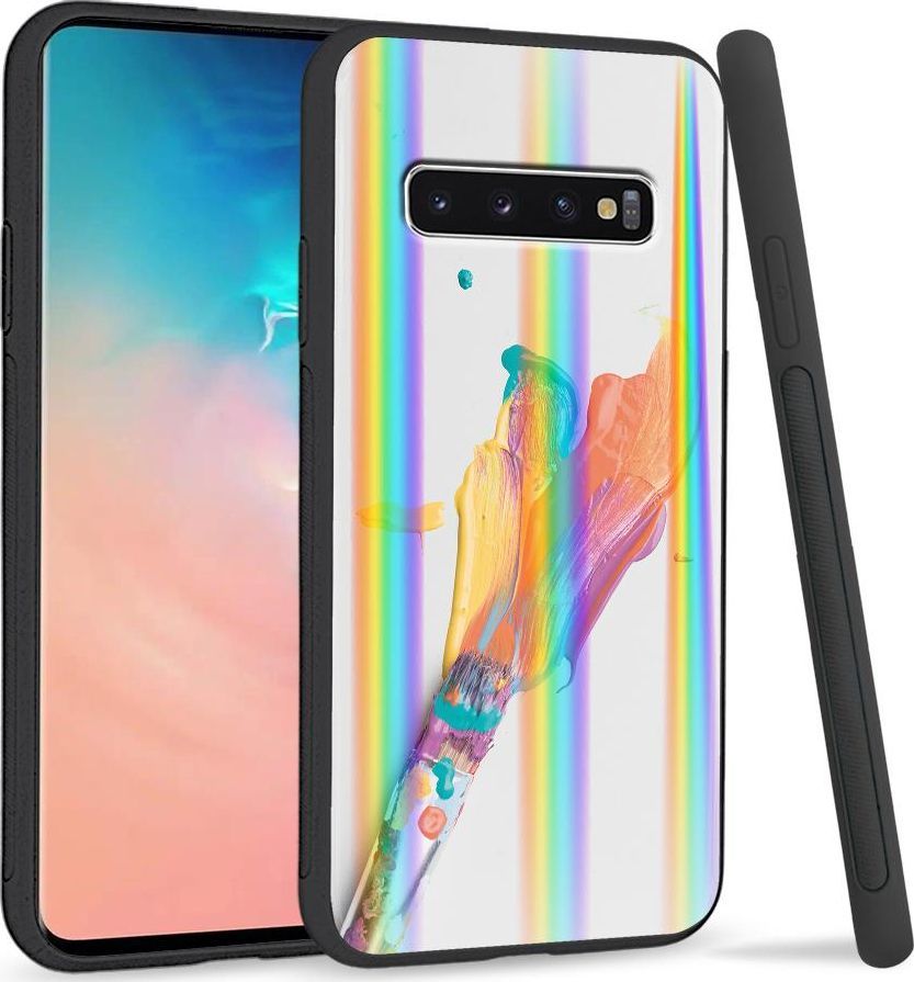 Super Fashion Etui Rainbow Series na Samsung S10 Plus Pastelowe farby 1