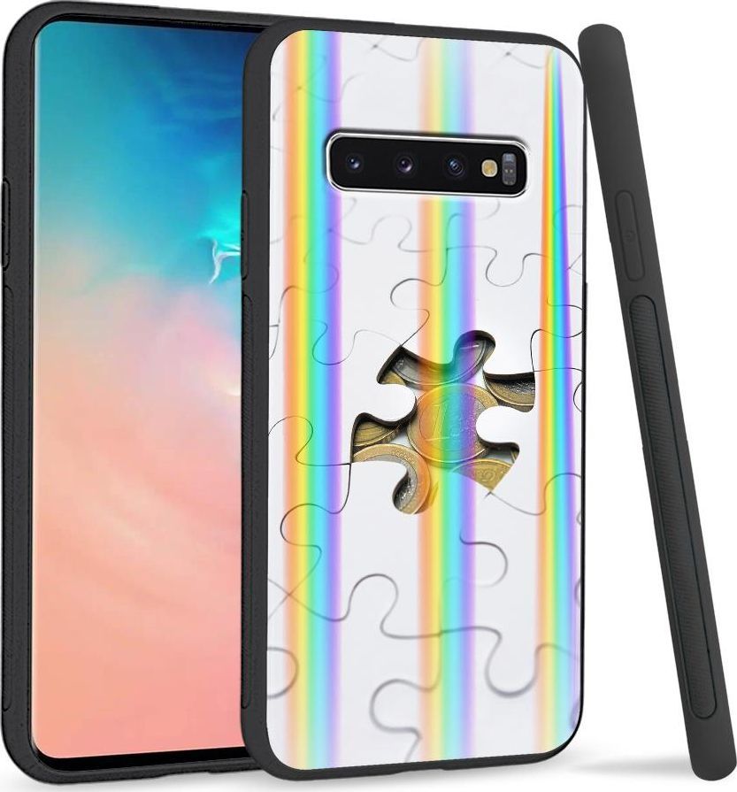 Super Fashion Etui Rainbow Series na Samsung S10 Plus Puzzle 1