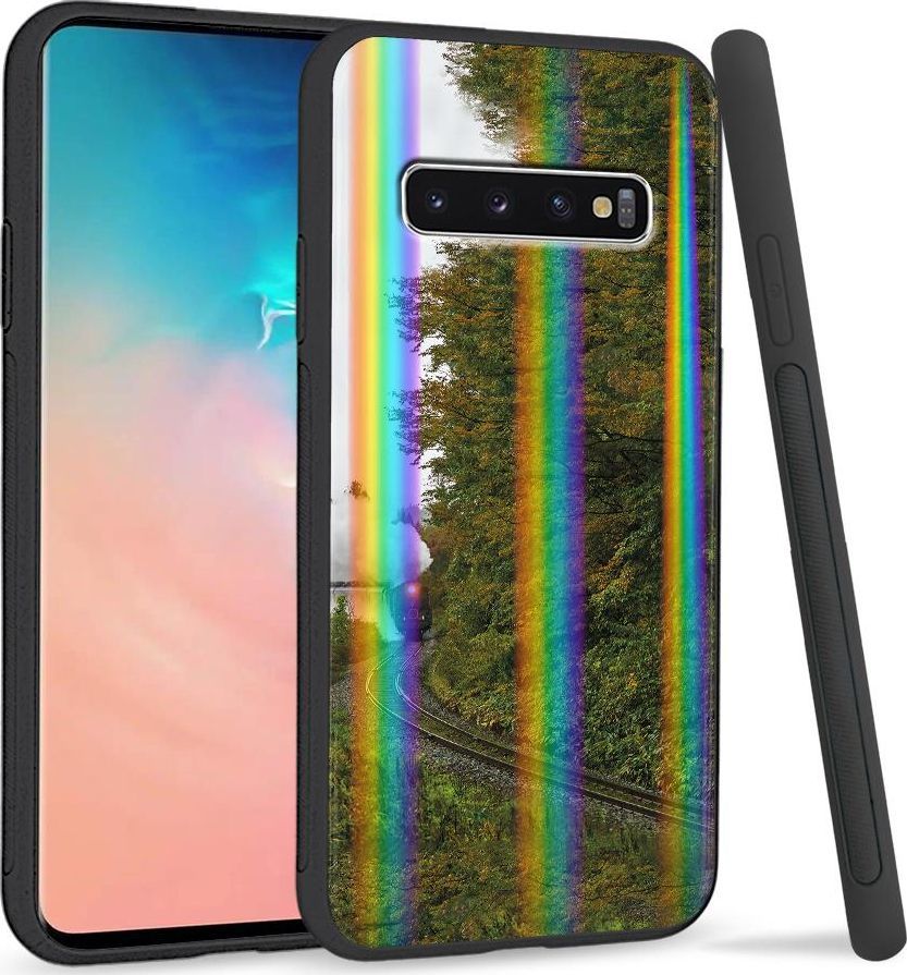 Super Fashion Etui Rainbow Series na Samsung S10 Plus Tory w lesie 1