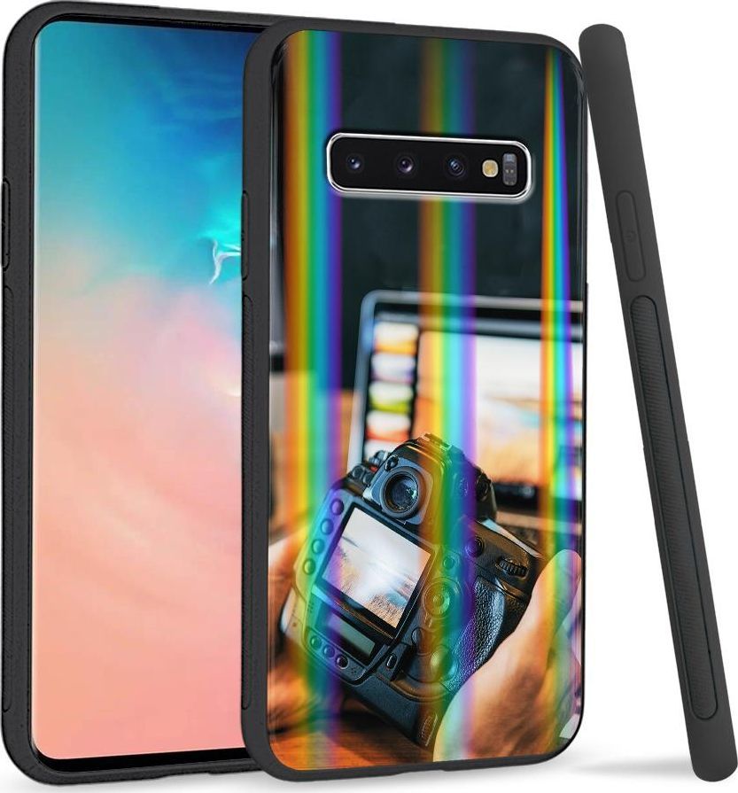Super Fashion Etui Rainbow Series na Samsung S10 Plus Zestaw fotografa 1