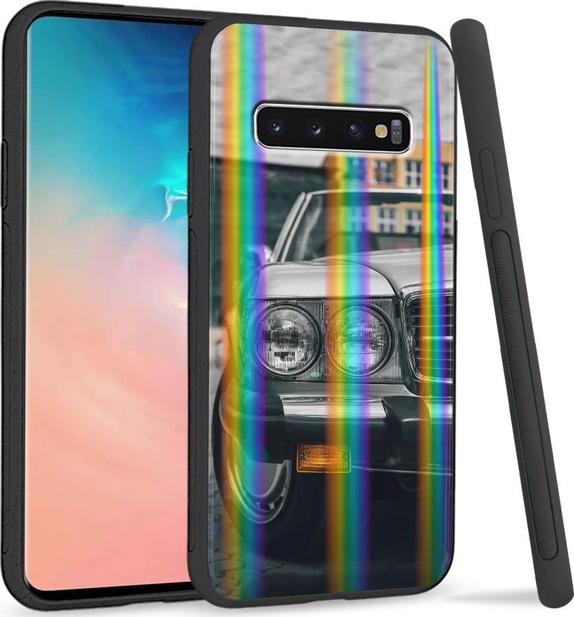 Super Fashion Etui Rainbow Series na Samsung S10 Plus Stary samochód 1