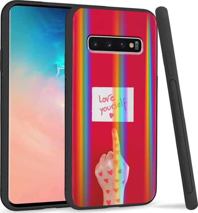 Super Fashion Etui Rainbow Series na Samsung S10 Plus Pokochaj siebie 1