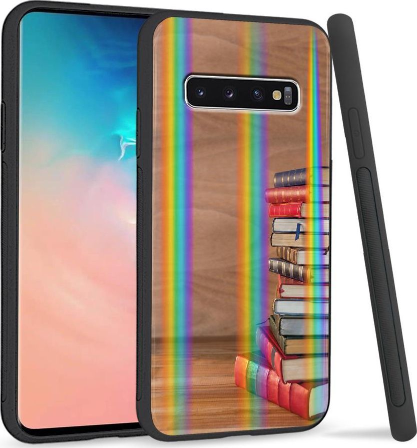 Super Fashion Etui Rainbow Series na Samsung S10 Plus Książki 1