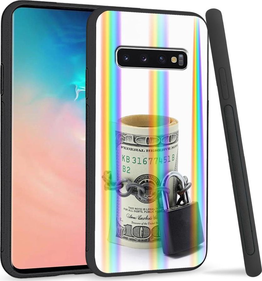 Super Fashion Etui Rainbow Series na Samsung S10 Plus Pięniądze 1