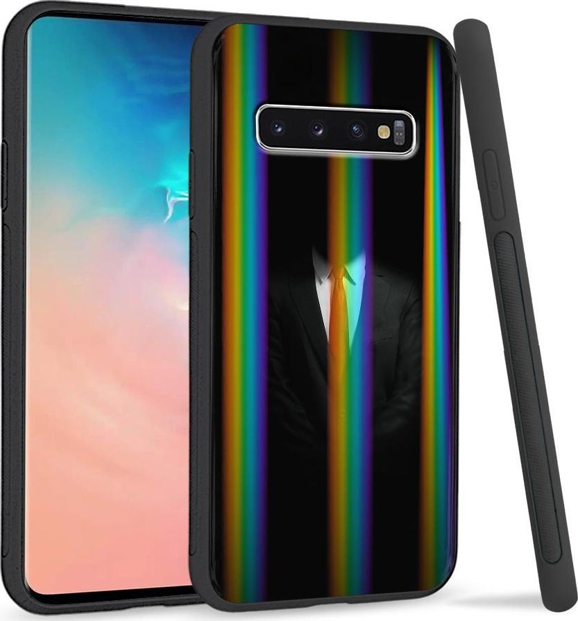 Super Fashion Etui Rainbow Series na Samsung S10 Plus Man in Black 1