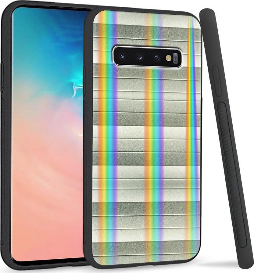Super Fashion Etui Rainbow Series na Samsung S10 Plus Odcienie szarości 1