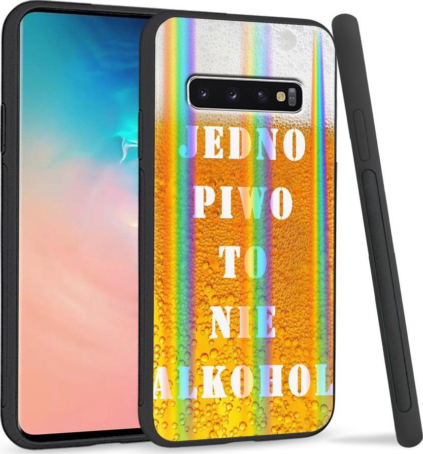 Super Fashion Etui Rainbow Series na Samsung S10 Plus Jedno piwo to nie alkohol 1