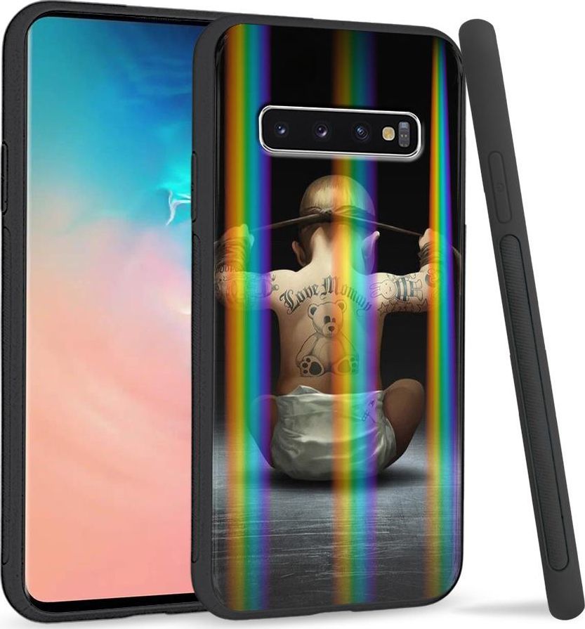 Super Fashion Etui Rainbow Series na Samsung S10 Plus Hard Rock Baby 1