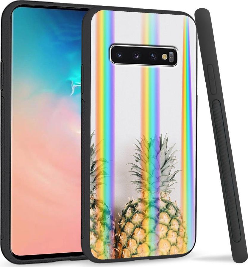 Super Fashion Etui Rainbow Series na Samsung S10 Plus Ananas 1