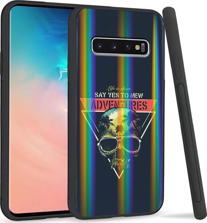 Super Fashion Etui Rainbow Series na Samsung S10 Plus życie krótkie 1