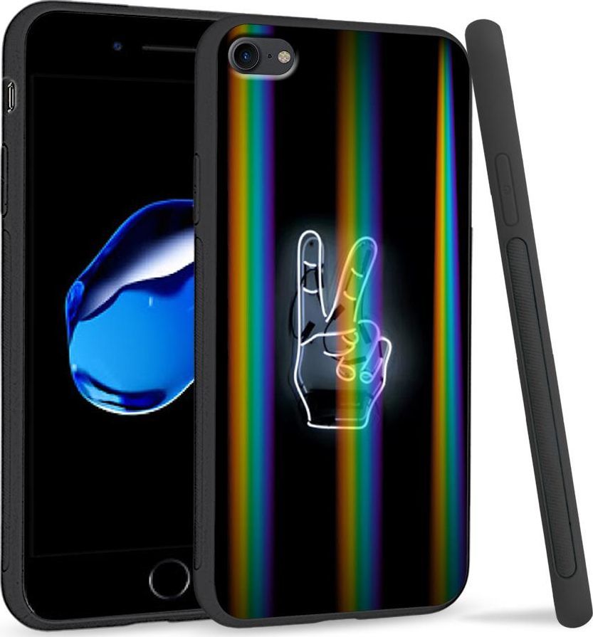 Super Fashion Etui Rainbow Series na Apple iPhone 7 Peace 1