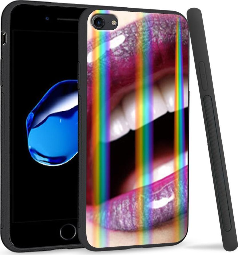 Super Fashion Etui Rainbow Series na Apple iPhone 7 Lips 1