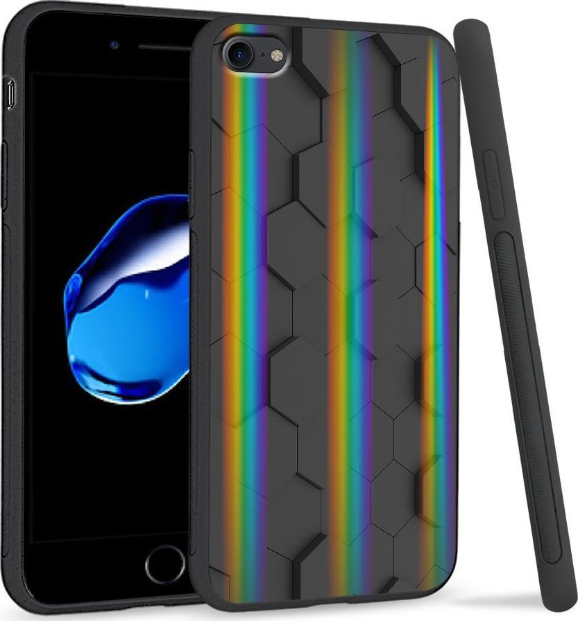 Super Fashion Etui Rainbow Series na Apple iPhone 7 Honeycomb Pattern 1