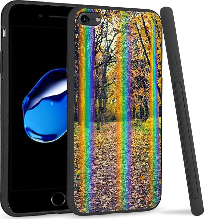 Super Fashion Etui Rainbow Series na Apple iPhone 7 Walk in Park 1