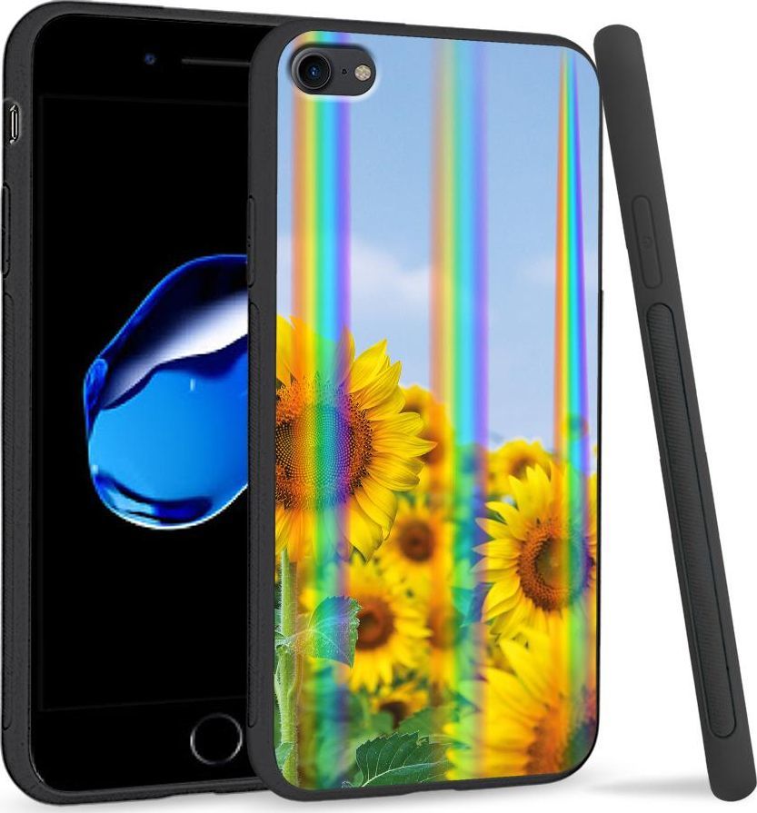 Super Fashion Etui Rainbow Series na Apple iPhone 7 Sunflowers 1