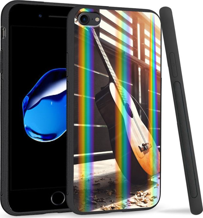 Super Fashion Etui Rainbow Series na Apple iPhone 7 Wooden Guitar 1