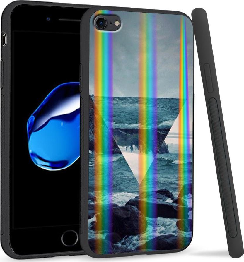 Super Fashion Etui Rainbow Series na Apple iPhone 7 Sea Triangle 1