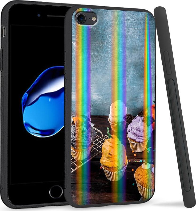 Super Fashion Etui Rainbow Series na Apple iPhone 7 Icecream cupcakes 1