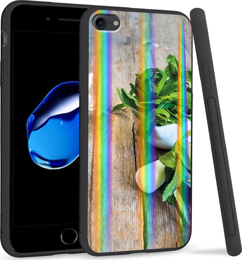Super Fashion Etui Rainbow Series na Apple iPhone 7 Mięta 1