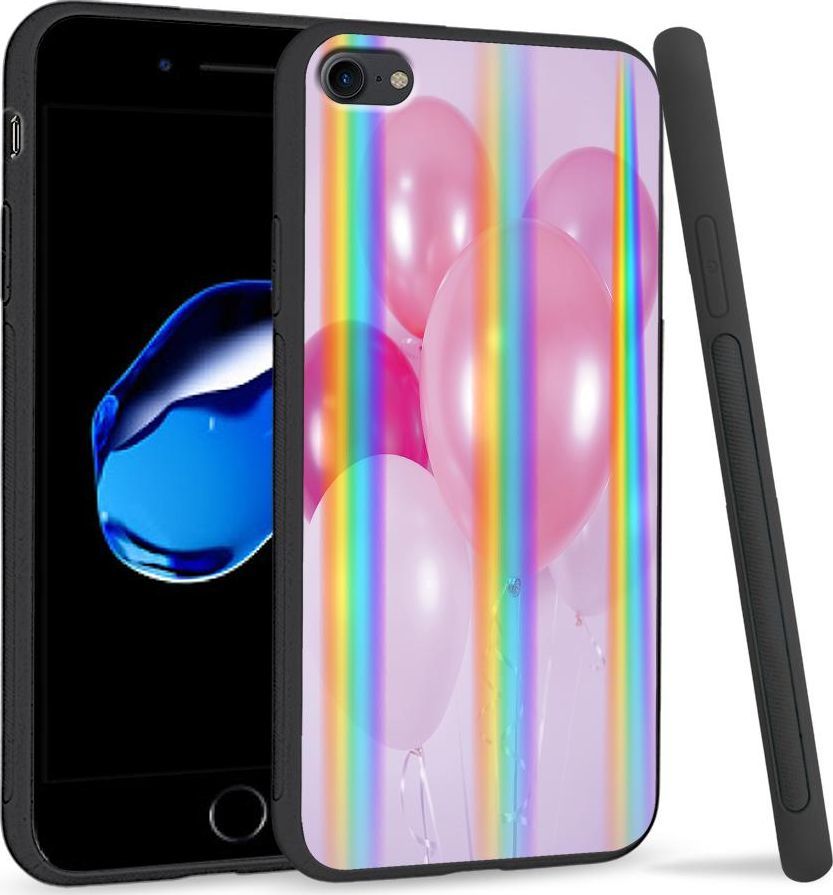Super Fashion Etui Rainbow Series na Apple iPhone 7 Pink Balloons 1
