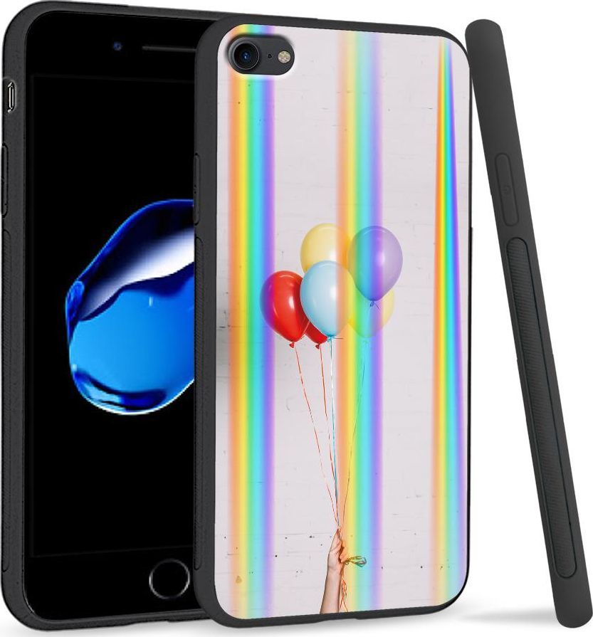 Super Fashion Etui Rainbow Series na Apple iPhone 7 Kolorowe balony 1