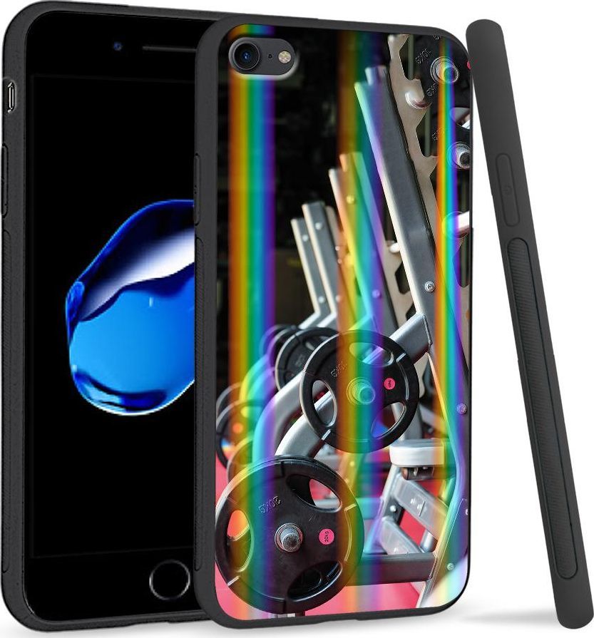 Super Fashion Etui Rainbow Series na Apple iPhone 7 Siłownia 1